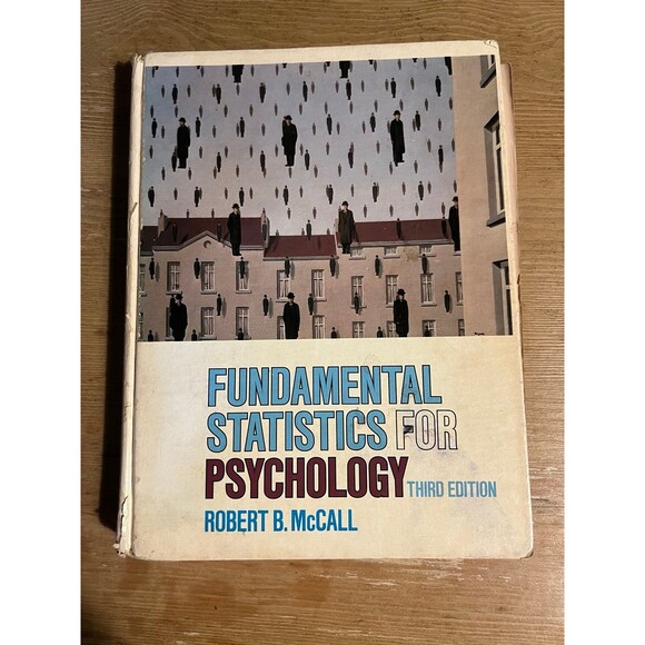 Fundamental Statistics for Psychology Third Edition Robert McCall Hardback Book - Picture 1 of 5
